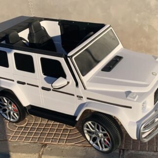 Mercedes g63 12V 2 plazas Blanco, RC, 2 a 6 años -  INDA872-KID-G632PL-WT